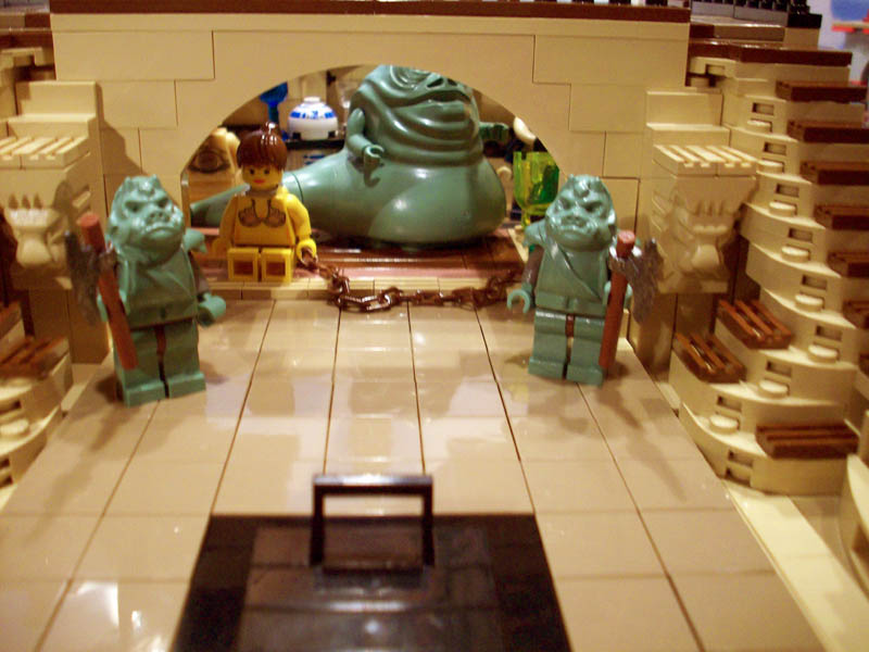 Illustration for article titled Steampunk LEGO Jabba Barge, Slave I and Other Amazing Steam Wars Models